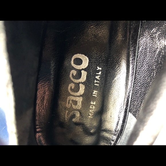 SACCO suede short boots, Italian some wear 6 .5 - Picture 4 of 4